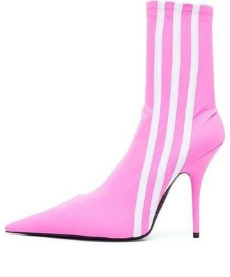 Balenciaga (WMNS) Balenciaga x adidas originals Knife 110mm Booties Pink 724073W2ES15090