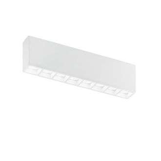 Luce-Ambiente-Design Modular Ceiling Light Hapis in Paintable White Plaster 39x55x11 Cm