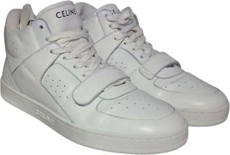 Celine White CT-02 Mid Sneaker Size 40