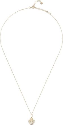 Mateo Bijoux 14kt geelgouden Petite Venus halsketting met diamant
