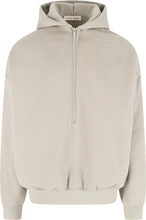 Fear of God Grey Half-Zip Property Of Essentials Hoodie
