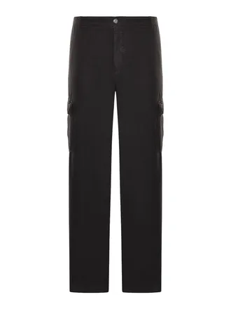 120% Lino Linen Cargo Trousers