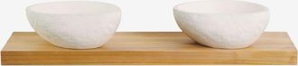 Sklum Conjunto De Mueble De Ba&ntilde;o Doble Suspendido 120x45 Cm En Madera De Teca Venetian Sklum