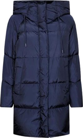 Max Mara Newbembo Midi Parka - Dames - Parka Jassen - Blauw - 3XS - Nylon - Jassen