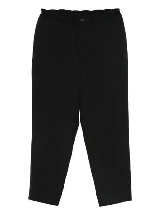 Comme Des Garçons elasticated-waist wool trousers - men - Wool/Cupro - M