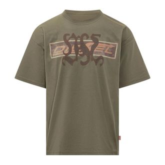 Diesel Tops, Heren, Groen, M, T-Boxt-Aa 17 T-Shirt