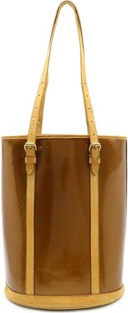 Louis Vuitton Brown Leather Shoulder Bag Tote Bag (Pre-Owned)