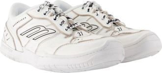 Balenciaga Womens Hamptons Sneaker White Calfskin