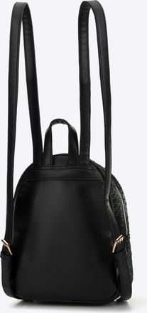 Wittchen Damesrugzak in Boucl&eacute;-stof, Zwart, Polyester