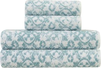 Jessica Simpson Aziza 4-Piece Bath Essentials Set in Forget Me Not Blue at Nordstrom Rack