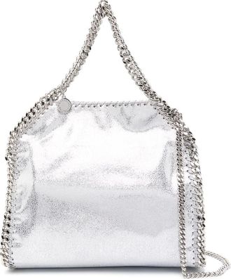 Stella McCartney Mini Tote Falabella Eco Shiny Dotted Bags