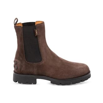 Tod's Botines Beatle Cavillon Up - Shoes - Mujer - Marr&oacute;n - 38 1/2 EU