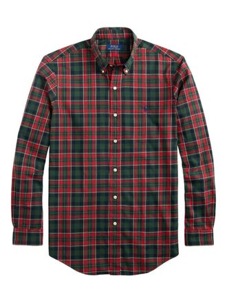 Polo Ralph Lauren long-sleeve plaid shirt - men - Cotton - M - Red
