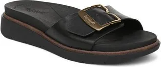 Dr. Scholls Paradis Buckle Slide Sandal in Black at Nordstrom, Size 7.5