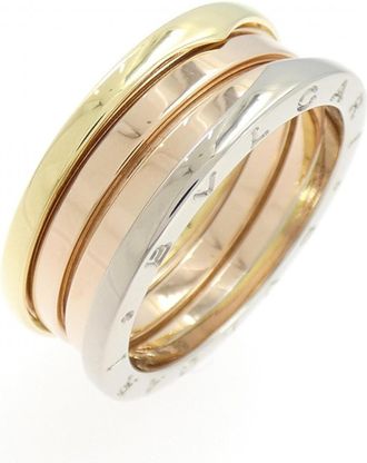Bulgari Yellow Gold (18K) Pink Gold (18K) White Gold (18K) Band Ring (Pre-Owned)