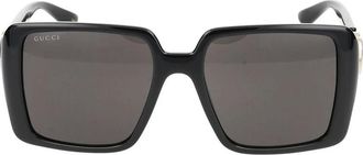 Gucci Zwart Grijs Zonnebril Gg1692S Stijl - Dames - Accessoires - Zwart - Maat: 54 MM