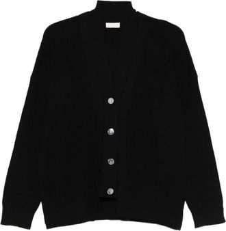 Liu Jo Cardigans, female, Black, XS, Comfort Fit Cardigan