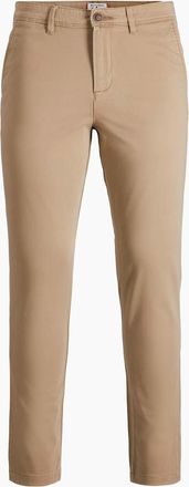Jack & Jones Mens Jack & Jones Slim Fit Chino Trouser Bowie BEIGE - Cream - Size: 32