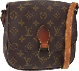 Louis Vuitton Pre-owned Cross Body Bags, female, Brown, Size: ONE SIZE Pre-owned Vintage Canvas Cross Body Bag