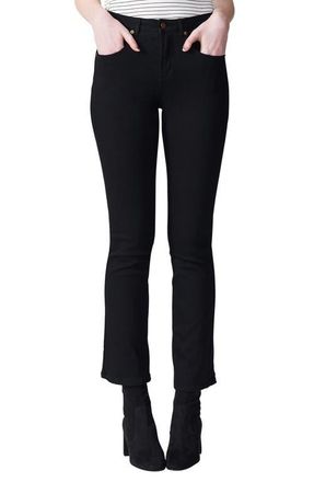 Universal Standard Marne High Waist Relaxed Bootcut Jeans in Jet Black at Nordstrom, Size 12W X 32