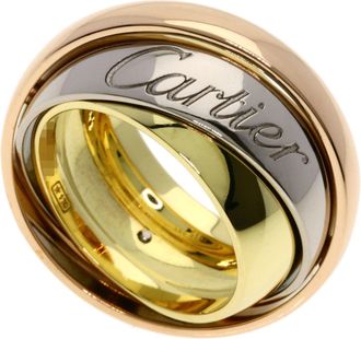 Cartier Trinity Yellow Gold (18K) Pink Gold (18K) White Gold (18K) Band Ring (Pre-Owned)