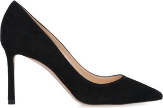 Jimmy Choo London Pointed-Toe Slip-On Pumps With Stiletto Heel