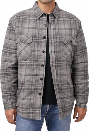 Rails Worthing Shirt In Gray Melange Creosote