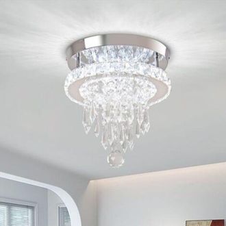 OEM L&aacute;mpara De Techo Moderna, L&aacute;mpara De Techo Led De Cristal K9, L&aacute;mpara De Techo Para Interiores Para Sala De Estar, Dormitorio, Pasillo, Luz Blanca Fr&iacute;