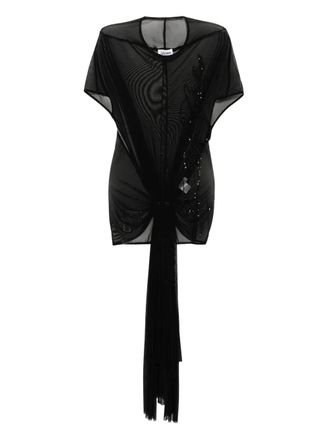 Jean Paul Gaultier Top met korte mouwen - Zwart