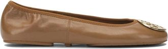 Tory Burch Dames, Schoenen, Bruin, Maat: 38 1/2 EU Leer