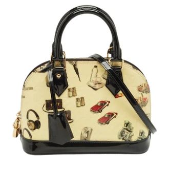 Louis Vuitton Pre-owned Vintage Handtas - Dames - Pre-owned - Geel - Maat: ONE Size Leer