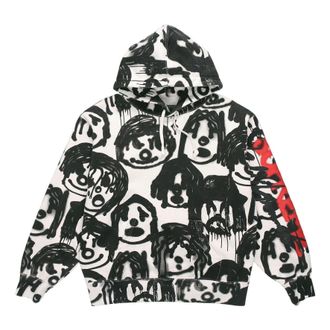 SUPREME x Yohji Yamamoto Hoodie White Black Red SUP-FW20-102