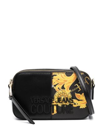 Versace Jeans Couture Crossbodytas met logo - Zwart
