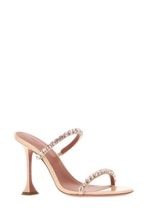 Amina Muaddi Pearlygold Scarpe Con Tacco High Heel Shoes