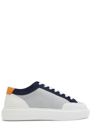 Cleens Luxor Panelled Woven Sneakers - Navy - 7.5 (IT41.5 / UK7.5)