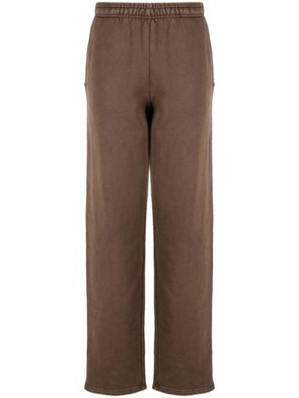 Entire studios washed organic cotton track pants - Brown