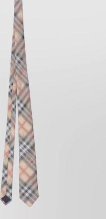 Burberry check silk tie