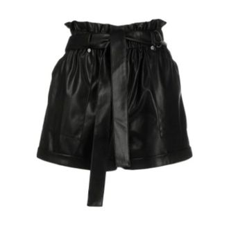 Patrizia Pepe Patrizia Pepe, Short Shorts, female, Black, Size: XS Polyethylene Casual Shorts