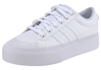 adidas Sneaker ADIDAS SPORTSWEAR BRAVADA 2.0 PLATFORM, Damen, Gr. 42, weiss (cloud wei&szlig;, cloud wei&szlig;, chalk wei&szlig;), Textil, Schuhe Sneaker, Design auf den Spur