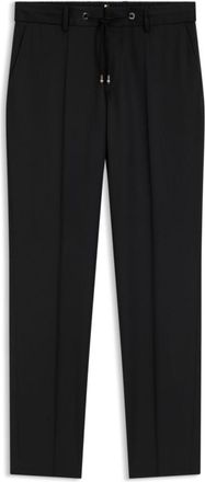 BOSS ONE Slim-fit pants in virgin-wool serge