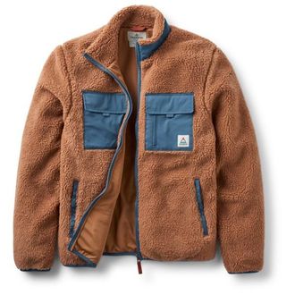 Passenger Valiant Deep Pile Fleece Freizeitjacke f&uuml;r Herren | braun