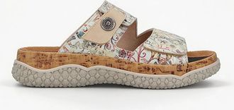 Rieker Womens Rieker V0300 Womens Cross Strap Sandals Multi - Size: 6.5