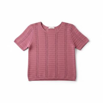 Sablyn Womens Jayden Shrunken Short Sleeve Crew Top In Desert Bloom