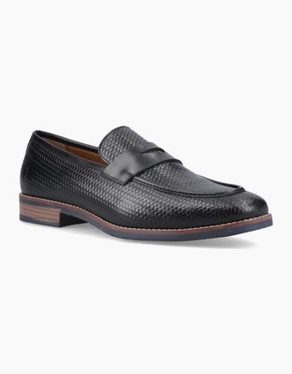 Hush Puppies Mens Mitchell Mens Loafers - Black - Size: 10