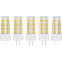 OEM 5 Lampadine Led G4, 5 W, Lampadina A Incandescenza, 51 Smd, 2835 Led, Bianco Caldo, 3000 K, Sorgente Luminosa A Led, 400 Lm, Equivalente A Lampadina A