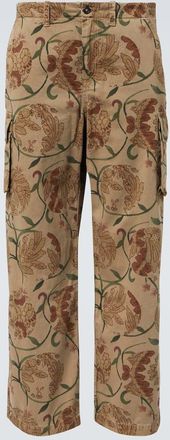 Our Legacy Mount floral cotton cargo pants