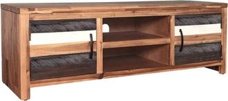 vidaXL Vidaxl - Mueble para tv de madera maciza de acacia 120x35x40 cm