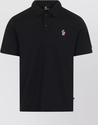 Moncler grenoble short sleeve polo collar shirt