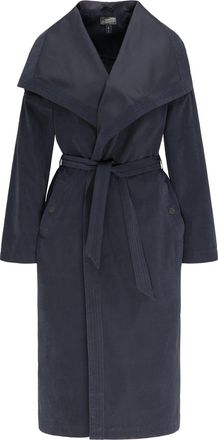 Dreimaster Dreimaster Cupro jas Dames marine