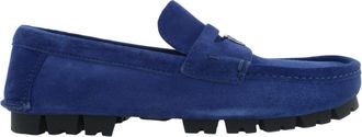 Ferragamo Gancini Ornament Driver Loafers, Size 9